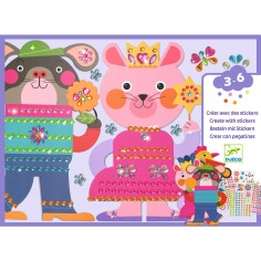 Créer avec des stickers Eclatants - Djeco 2