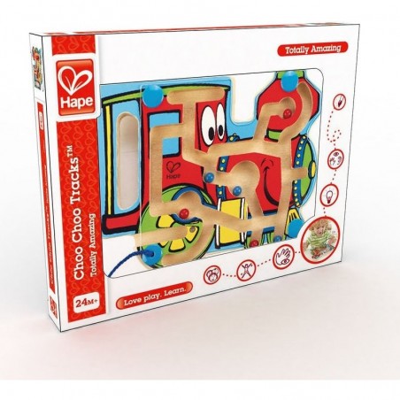 Choo Choo Tracks - Labyrinthe magnétique en bois enfant de Hape - Hape Toys
