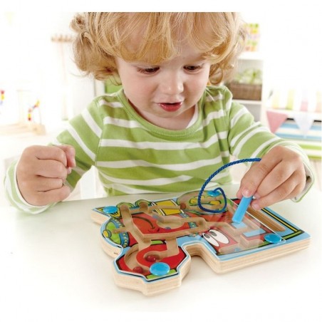 Choo Choo Tracks - Labyrinthe magnétique en bois enfant de Hape - Hape Toys