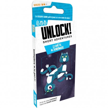 Unlock! Short Adventures: Le Chat de M. Schrödinger - Jeux de société - Space Cowboys