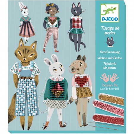 Tissage de perles les minettes - Djeco