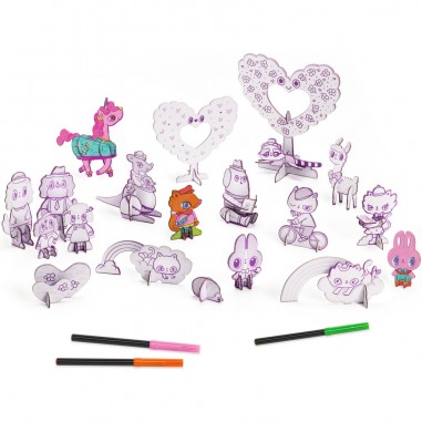 Color. Assemble. Play - Kawaii world - Djeco