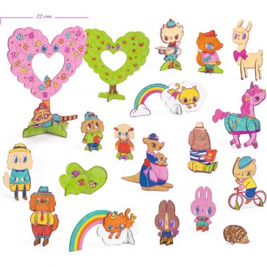 Color. Assemble. Play - Kawaii world - Djeco