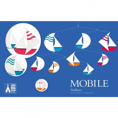 Mobiles polypro Voiliers - Djeco