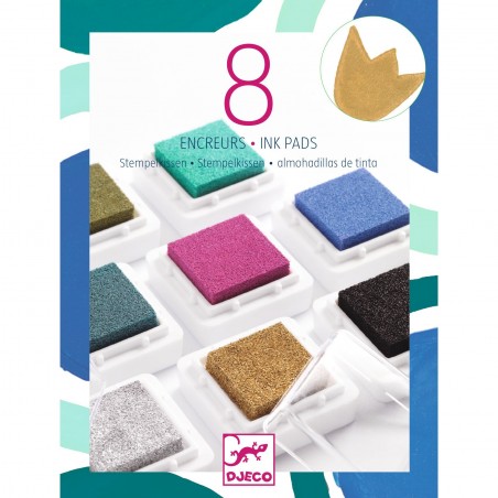 Les couleurs des grands - 8 encreurs et 1 nettoyeur - Chic - Djeco