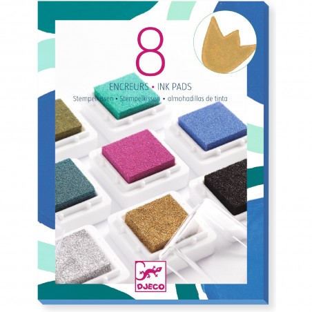 Les couleurs des grands - 8 encreurs et 1 nettoyeur - Chic - Djeco