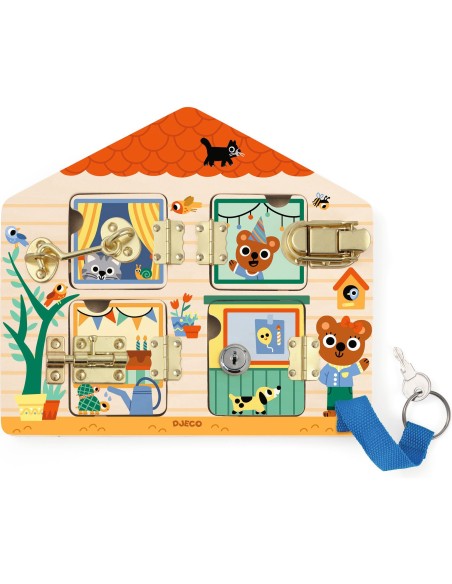 Jeux éducatifs bois - Cabanalock - Djeco