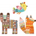 Créer avec du papier - 3 animaux géants - Djeco