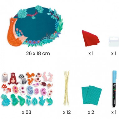 Mosaïques & Stickers - Dans les bois - Djeco