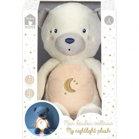 Doudou Veilleuse bébé Ours Kaloo