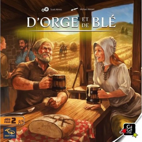D'Orge et de Blé - Jeu de Plateau pour 2 Joueurs - Gigamic