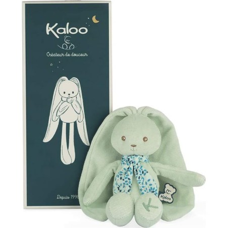 Petit Doudou Lapin Vert Kaloo - Lapinoo Aqua