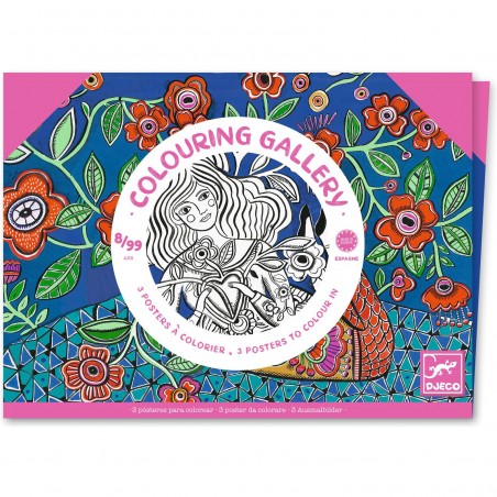 Colouring Gallery : Floraison - Un jeu - Djeco