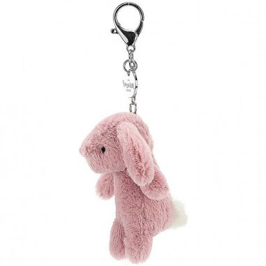 Porte-Clés Lapin Bashful Rose 8 cm - Jellycat