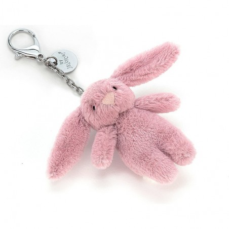 Porte-Clés Lapin Bashful Rose 8 cm - Jellycat