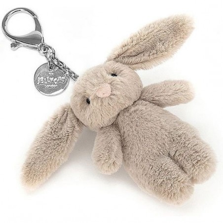 Porte Clés Lapin Beige Bashful 8 cm - Jellycat