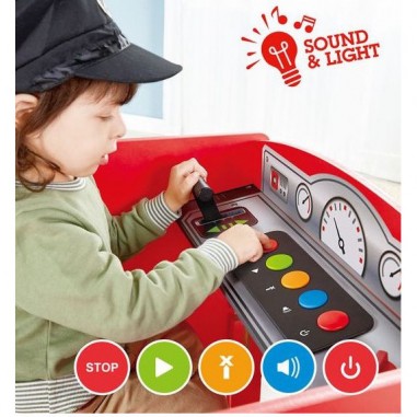 Table locomotive - Coffre à jouet - Hape Toys