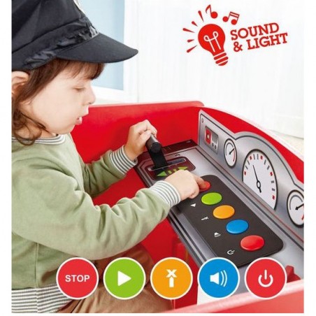 Table locomotive - Coffre à jouet - Hape Toys