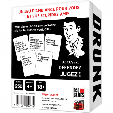 Drunk, Stoned or Stupid - Cojones - Jeux de société - Cojones Prod