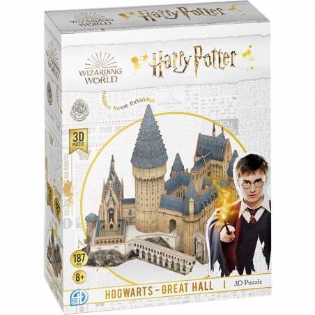 Harry Potter: La Grande Salle 3D Puzzle - 4D Cityscape Worldwide Limited - Jeux classiques - Asmodee