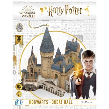 Harry Potter: La Grande Salle 3D Puzzle - 4D Cityscape Worldwide Limited - Jeux classiques - Asmodee