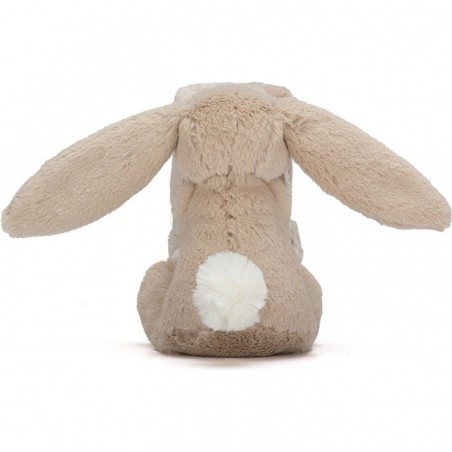 Doudou Couverture Lapin Beige Bashful - Jellycat