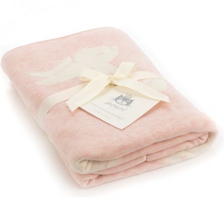 Couverture Rose Lapin Bashful - Jellycat