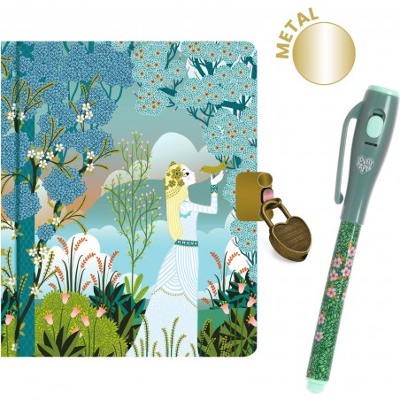 Petit carnet secret avec stylo à encre invisible Charlotte - Djeco
