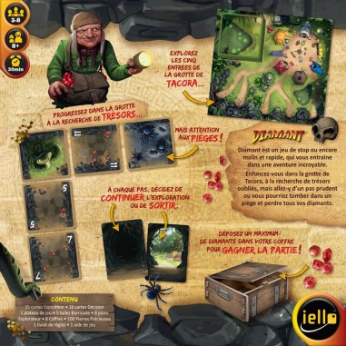 Diamant - Jeu de Bluff et de Prise de RisqueEsprit Jeu - Iello