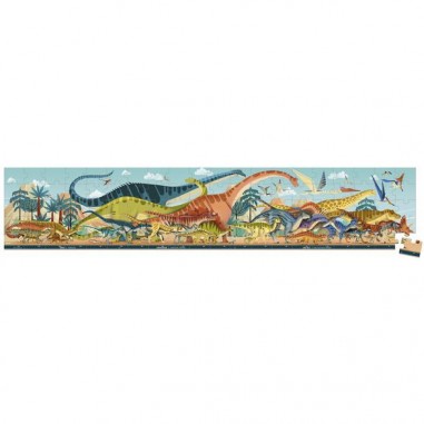 Puzzle dinosaure - éducatif dino, 100 pièces, enfant 6 ans - Janod