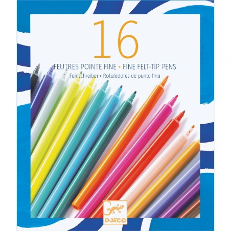 8 feutres pour les petits - loisirs créatifs - Djeco