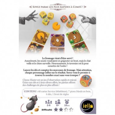 Cheese master - jeu de dés - Iello