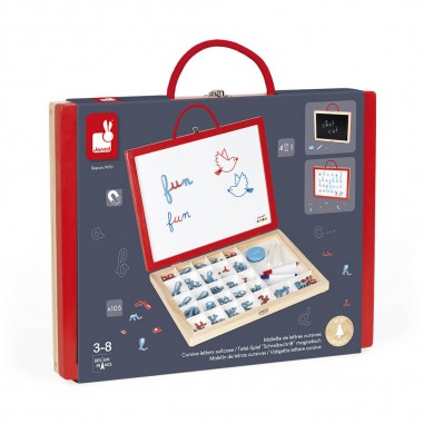 Mallette de lettres cursives 4 en 1 Essentiel - Janod