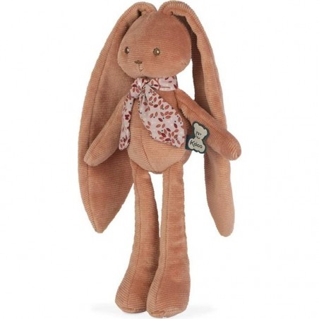 Petit Doudou Lapin Marron Orange Kaloo - Lapinoo