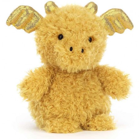 Petit Dragon Jaune en Peluche - Jellycat