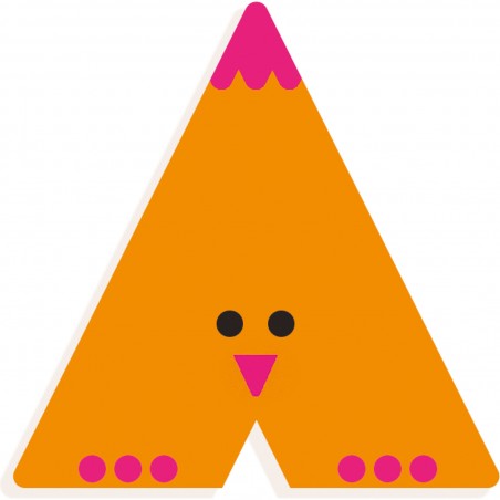 Lettres animaux graphiques - Djeco