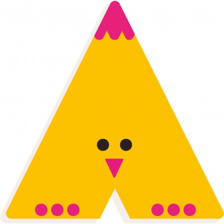 Lettres animaux graphiques - Djeco