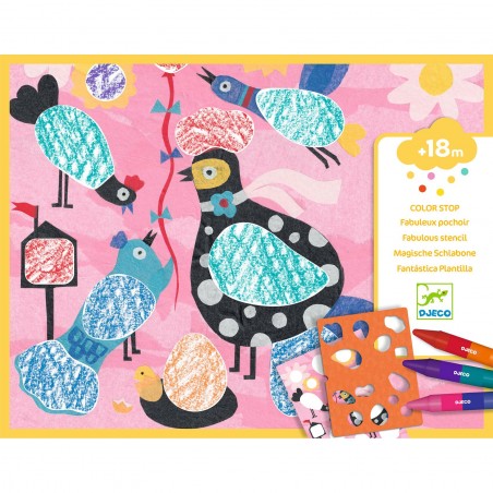 Coloriage pour les petits - Piou piou & co - Djeco