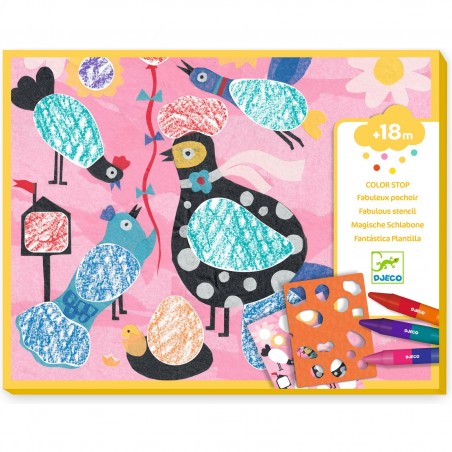 Coloriage pour les petits - Piou piou & co - Djeco