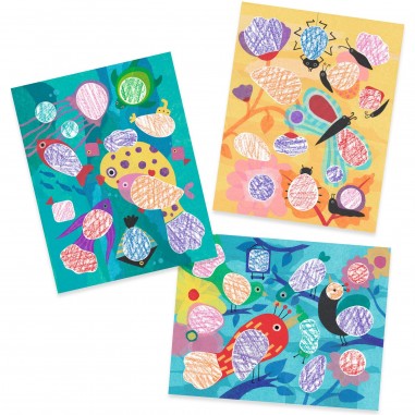 Coloriage pour les petits - Piou piou & co - Djeco