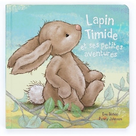 Livre cartonné - Lapin Timide Et Ses Petites Aventures - Jellycat