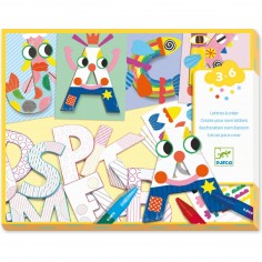 Créer avec des formes lettres - loisirs créatifs - Djeco