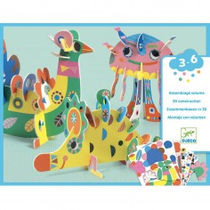 Assemblage volume 3 animaux 3D - Djeco