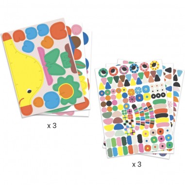 Assemblage volume 3 animaux 3D - Djeco