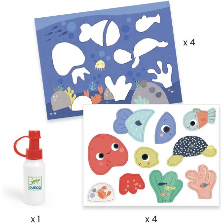 Collages pour les petits - Premiers collages - Djeco