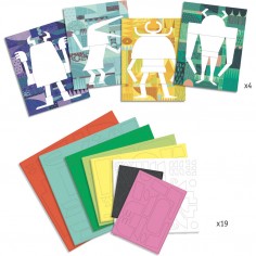 Monsters gallery collage relief - Djeco 2