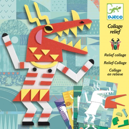 Monsters gallery collage relief - Djeco