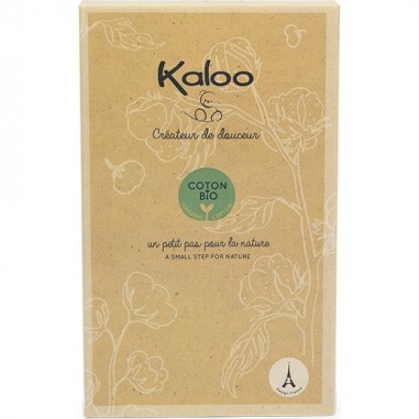 Doudou Bio Ours gris blanc Petit Pas – Kaloo