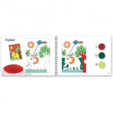 Sables colorés : en plein air - Djeco