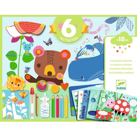 Coffret multi-activités pour les petits - La souris et ses amis - Djeco